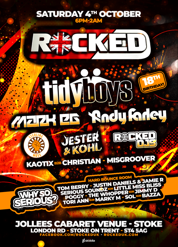 Rocked 4th October event